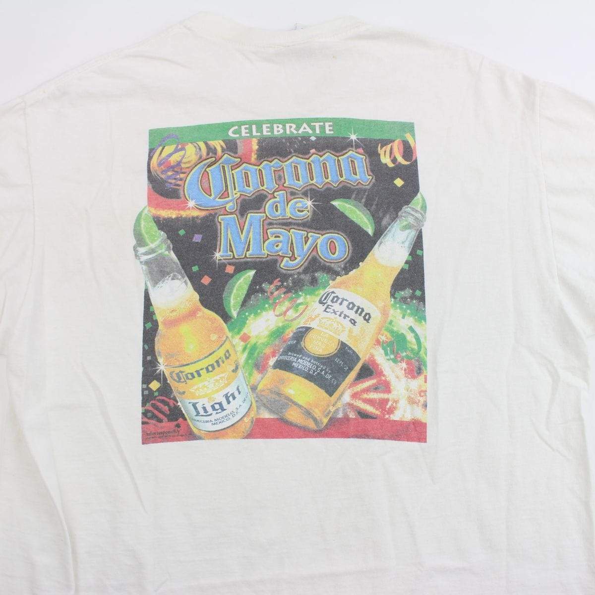 Corona de Mayo Graphic Tee White - SaruGeneral