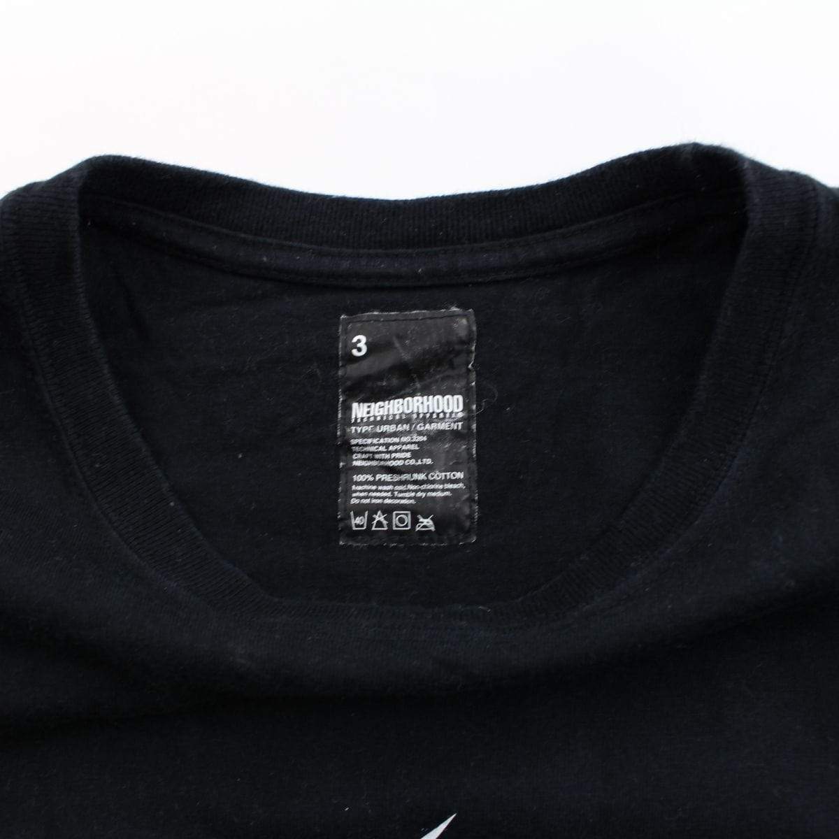 Fragment Design x Neighborhood Logo Tee Black - SaruGeneral