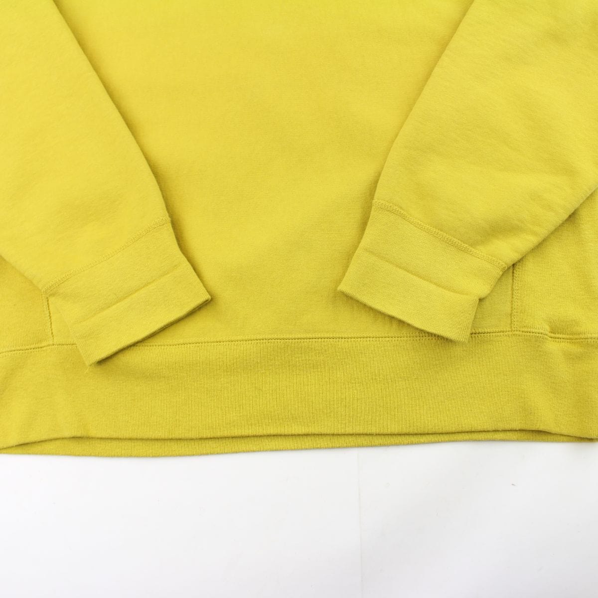 supreme mustard box logo crewneck - SaruGeneral