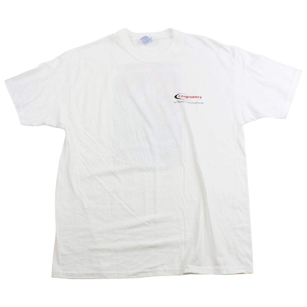 Congruency Graphic Tee White - SaruGeneral