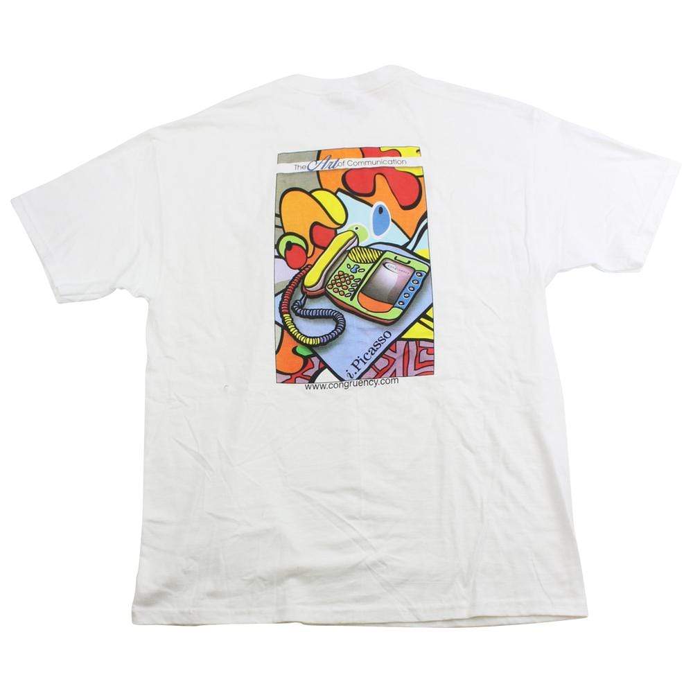 Congruency Graphic Tee White - SaruGeneral