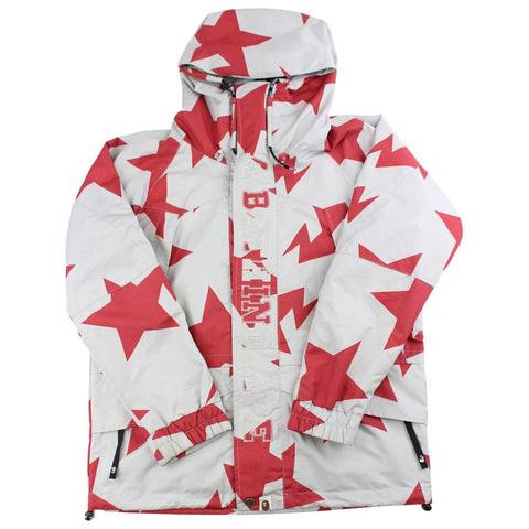 Bapesta snowboard jacket red grey