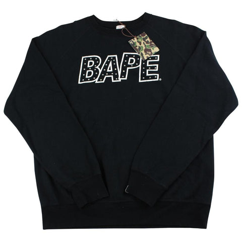 Sweat à capuche Bape Swarovski 2004 noir