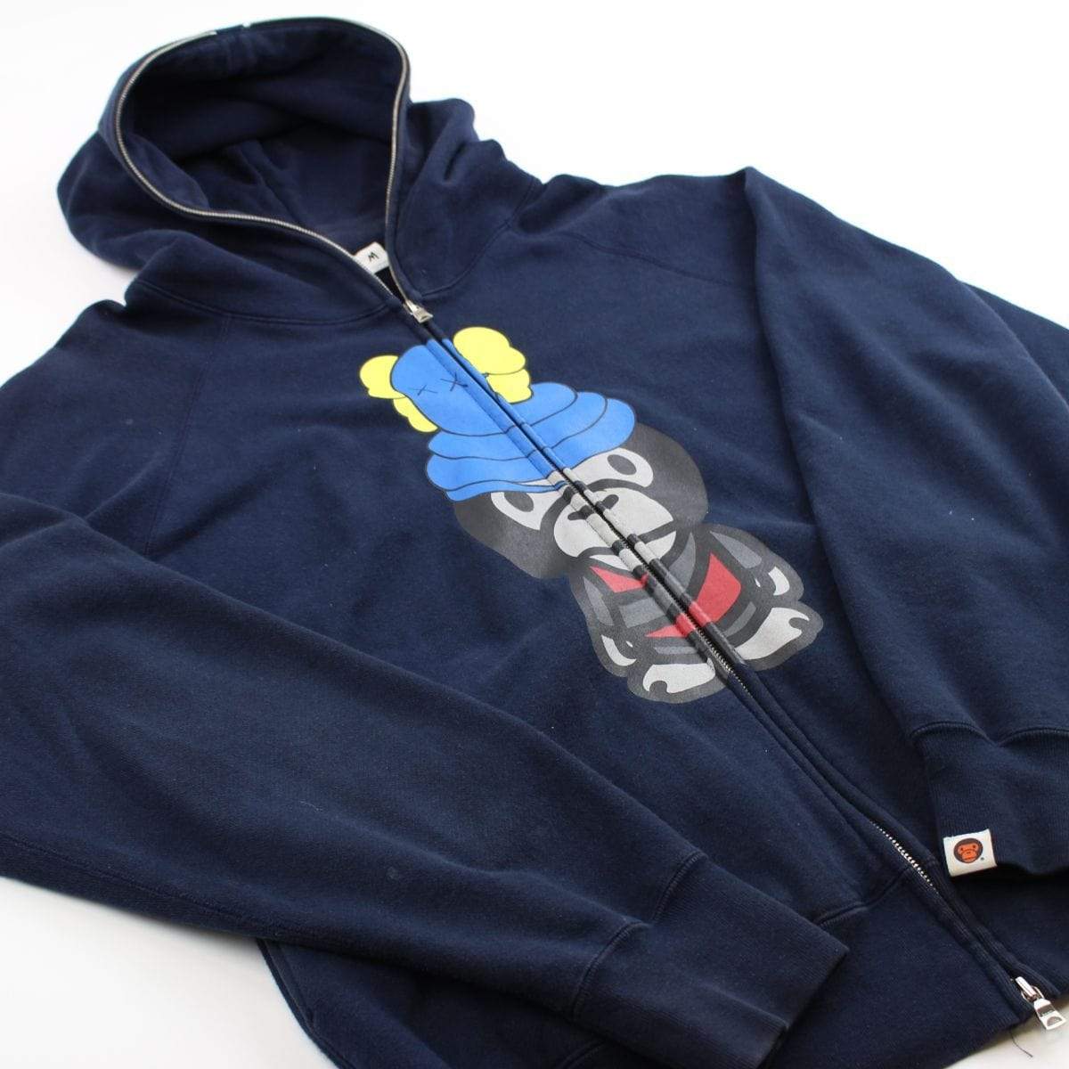 Bape x Kaws Milo General Fullzip Navy - SaruGeneral