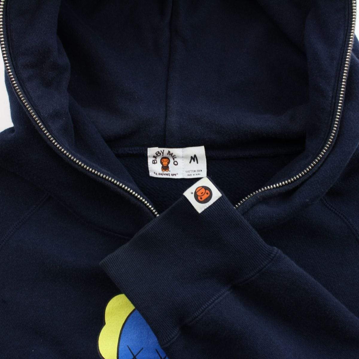 Bape x Kaws Milo General Fullzip Navy - SaruGeneral