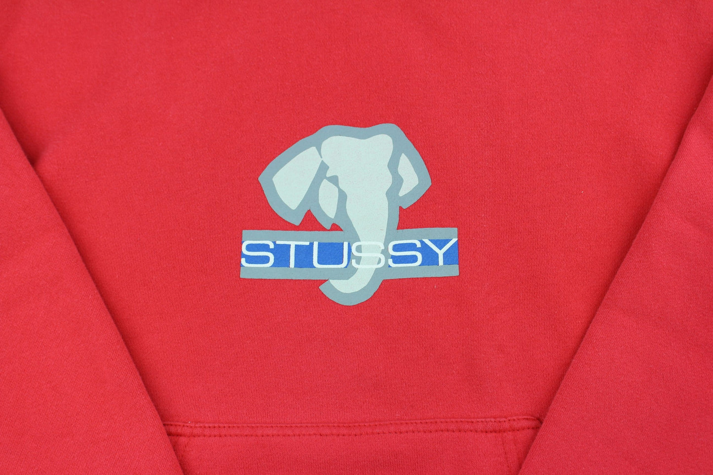 stussy elephant hoodie red - SaruGeneral
