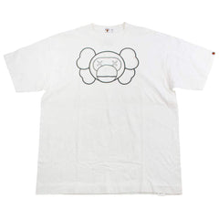 Bape x Kaws Milo Head Tee White