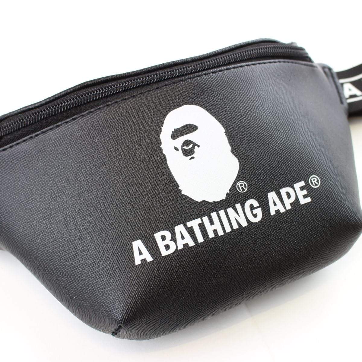 Bape Black big ape hip bag - SaruGeneral