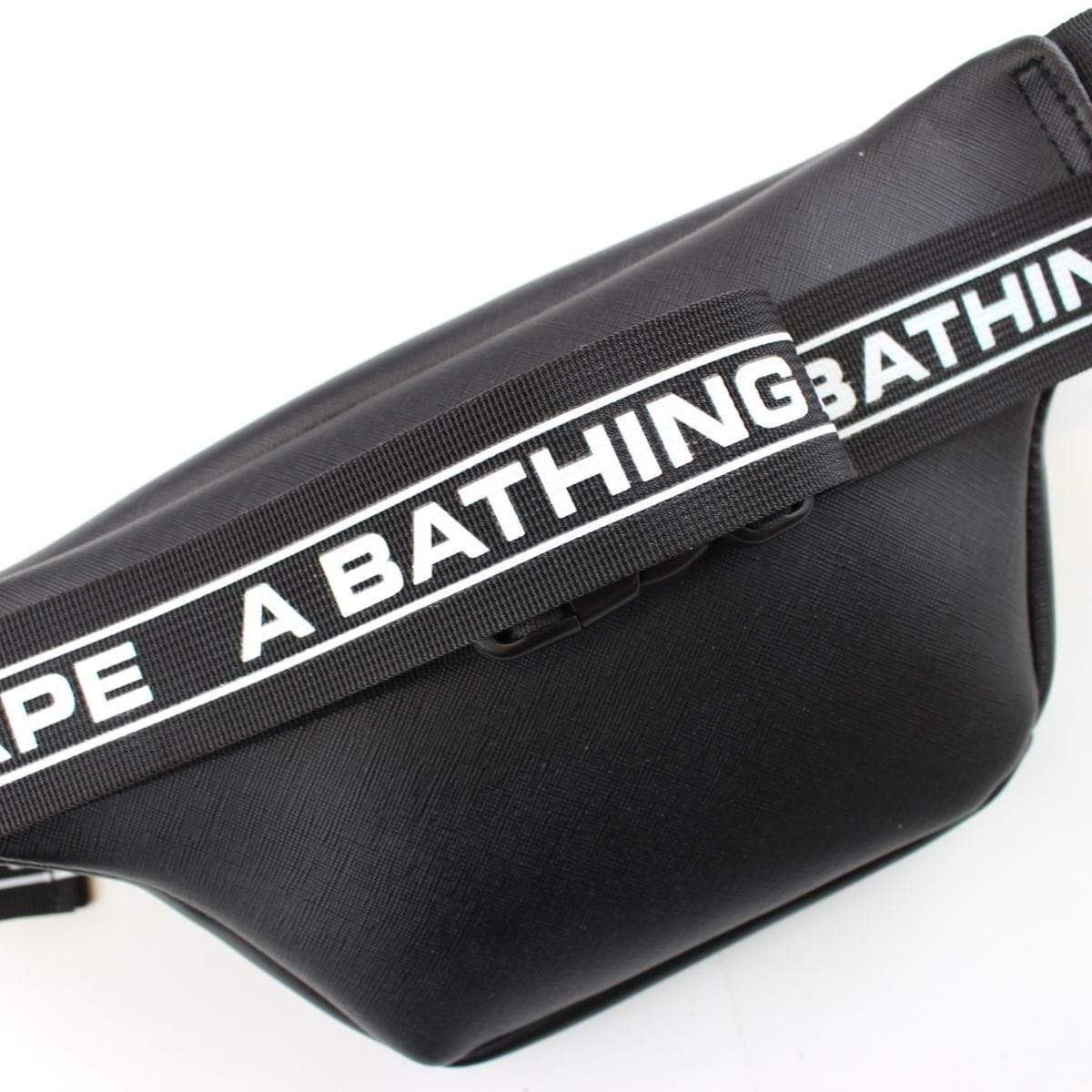 Bape Black big ape hip bag - SaruGeneral