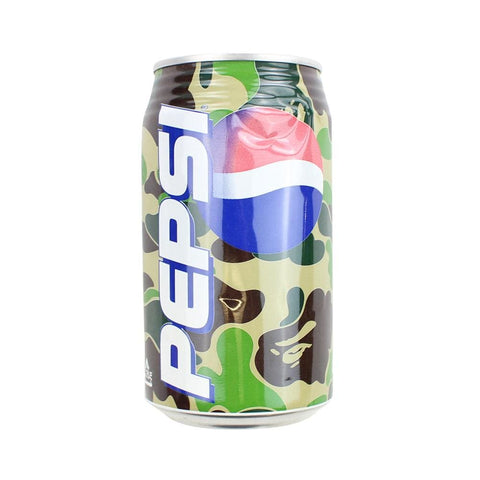 Bape Pepsi ABC Green Camo Can