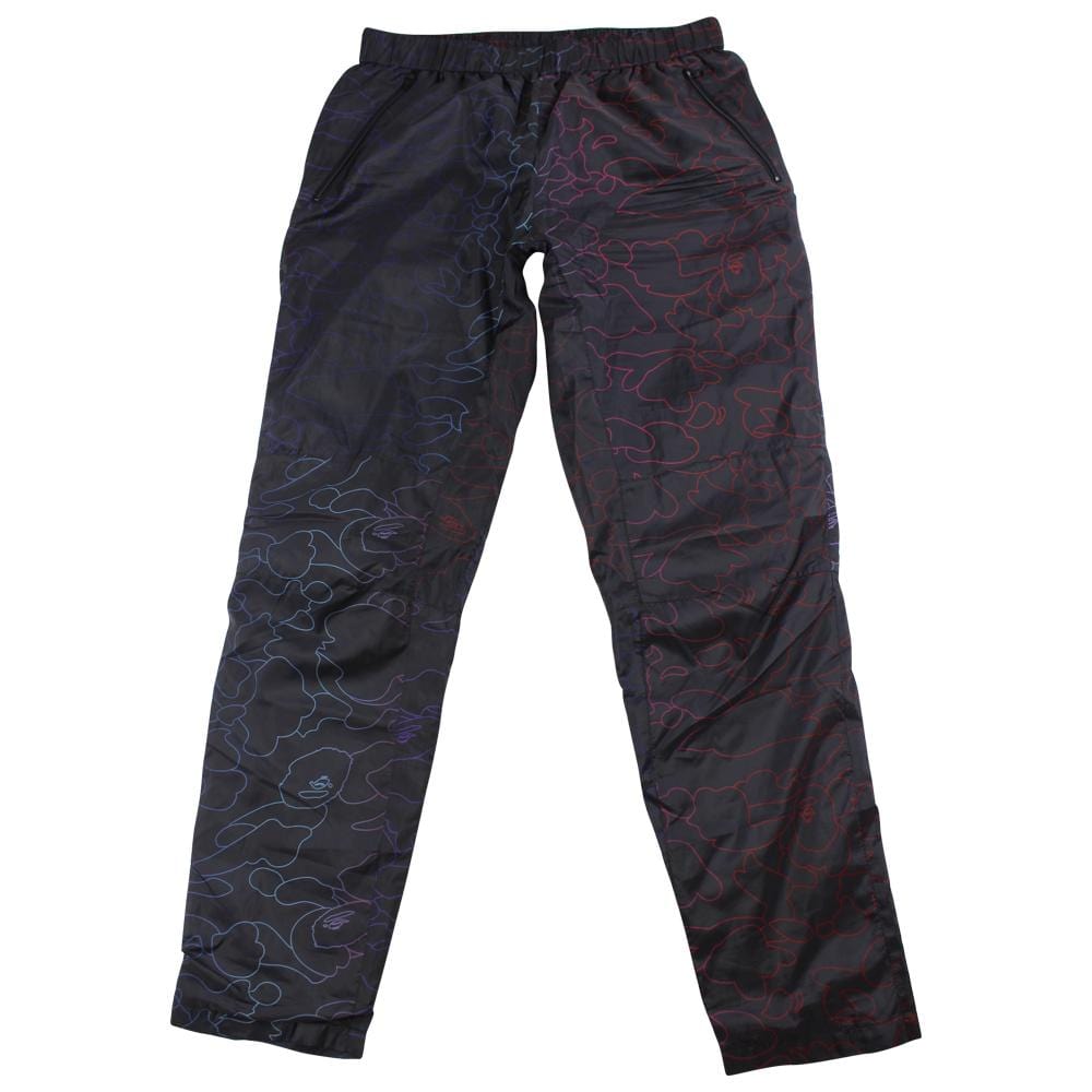 bape neon camo track pants black - SaruGeneral