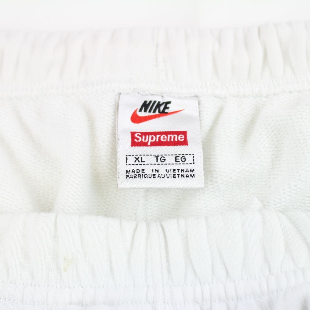 Supreme x Nike Stripe sweatpants Navy 2018 - SaruGeneral