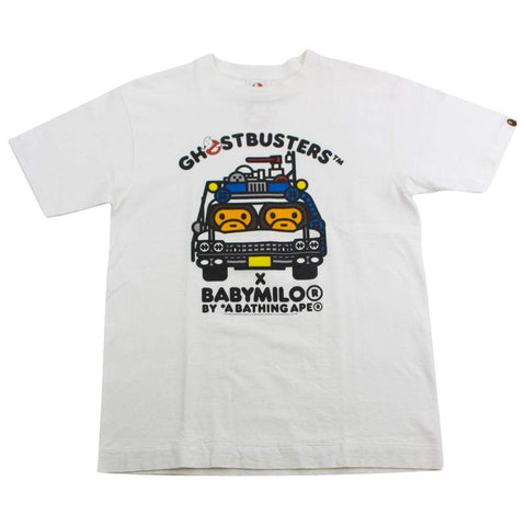 Bape Ghostbusters Baby Milo Van Tee White