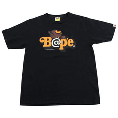 T-shirt Bape x Bearbrick Sleeping Milo noir