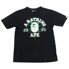 T-shirt Bape 2005 blanc avec logo Milo College noir