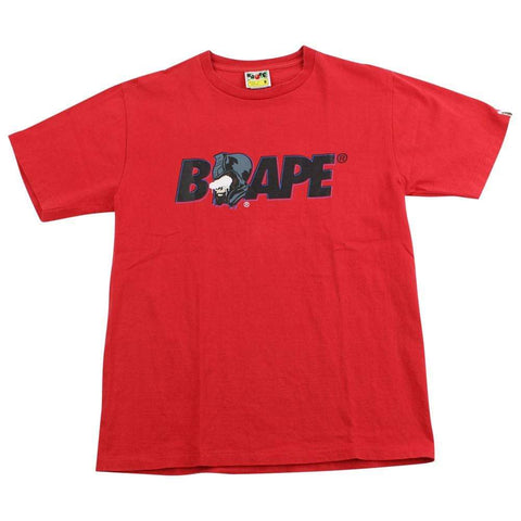 T-shirt Bape Text General rouge