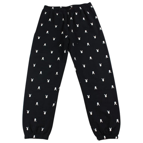 supreme x playboy sweatpants black 2015