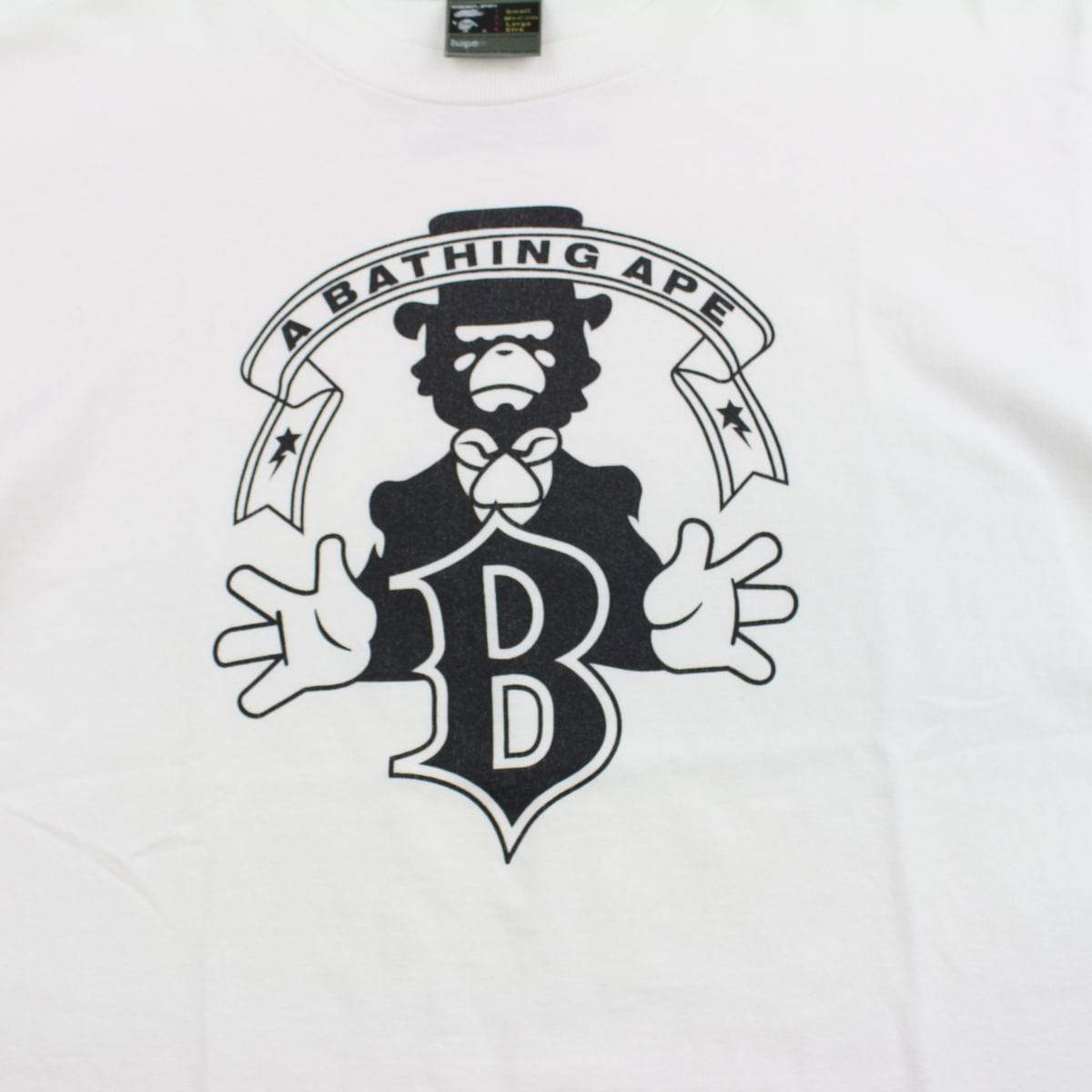 Bape Magician Ape Tee White - SaruGeneral