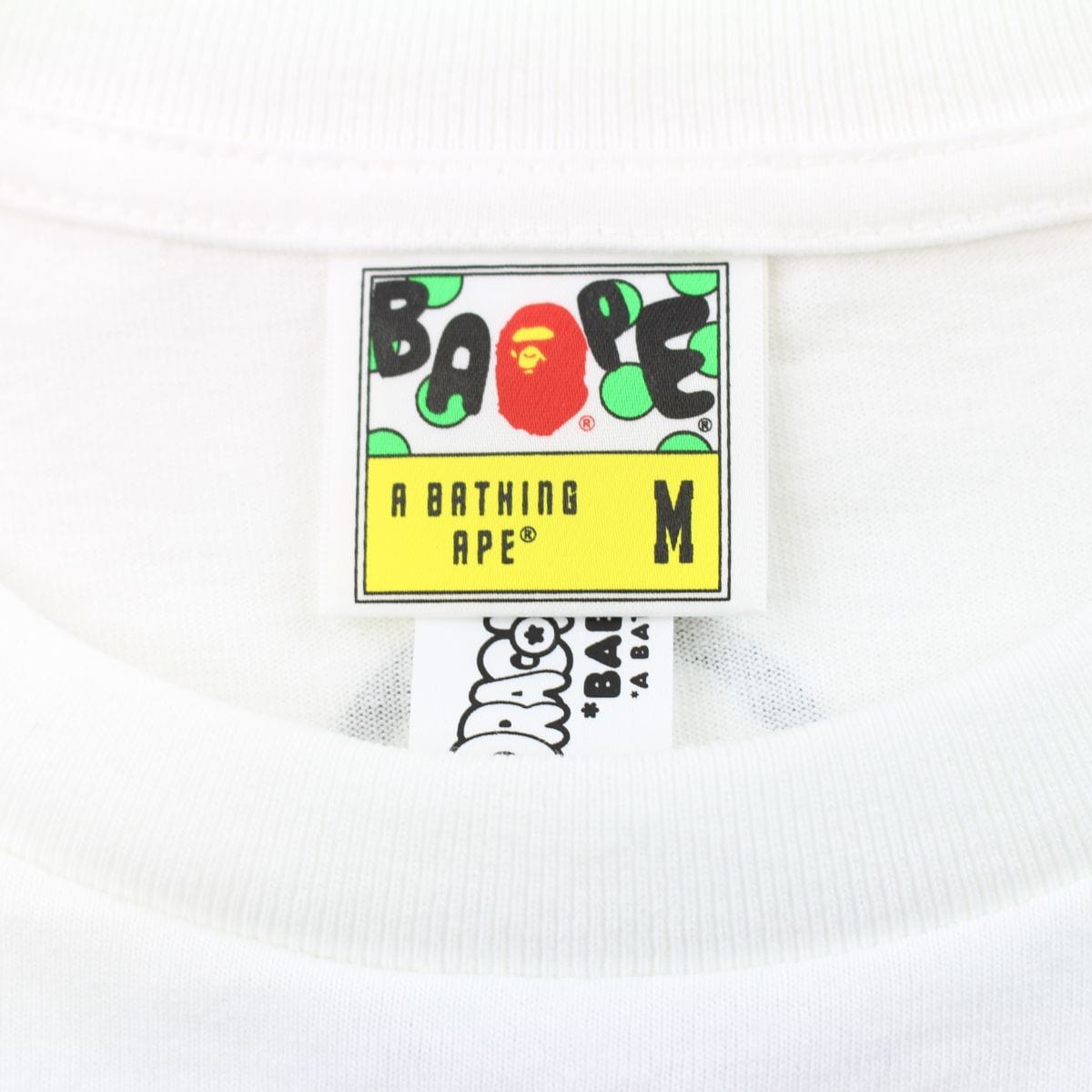 Bape x DBZ Two Figure Tee White 2020 - SaruGeneral