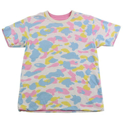 T-shirt réversible rose Bape Candy Camo