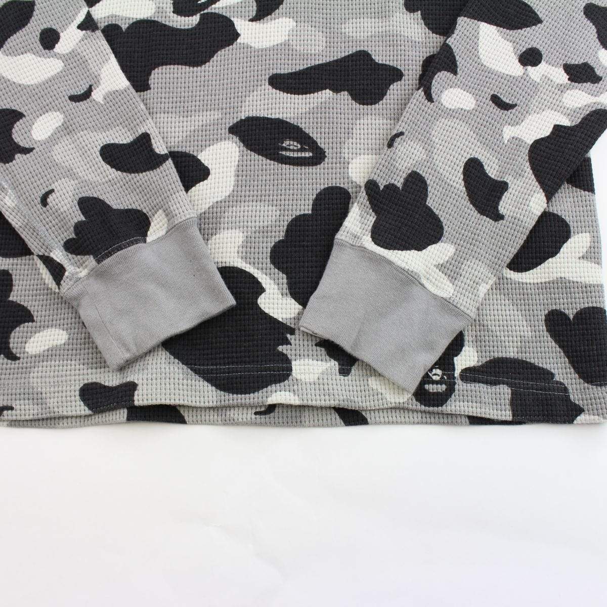 Bape Grey Camo Waffle LS - SaruGeneral