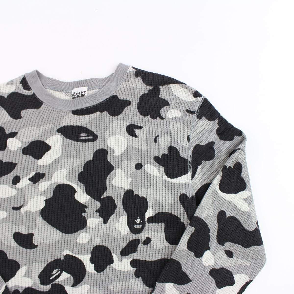 Bape Grey Camo Waffle LS - SaruGeneral