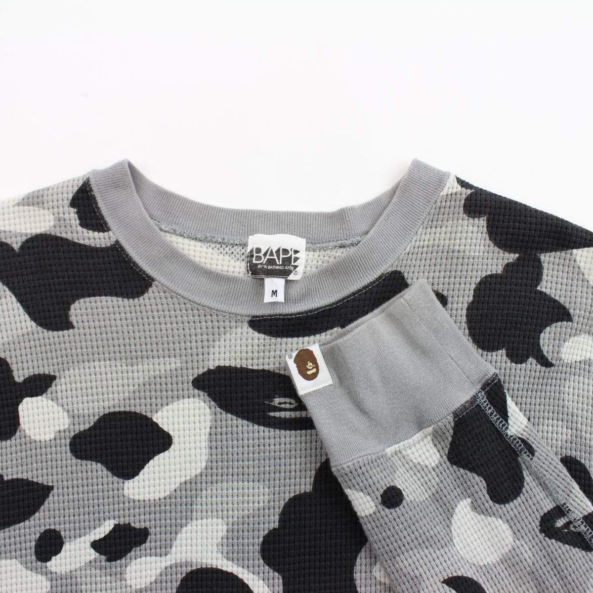 Bape Grey Camo Waffle LS - SaruGeneral