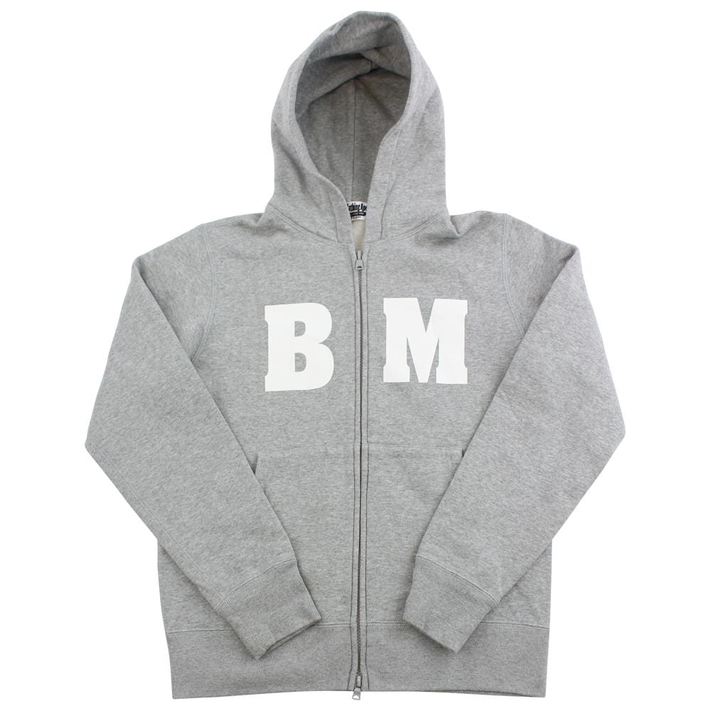 Bape BM Grey Fullzip Hoodie - SaruGeneral