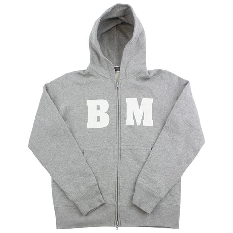 Bape BM Grey Fullzip Hoodie