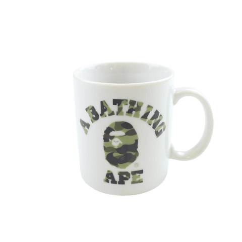 Bape 1st yellow camo College Logo Mug