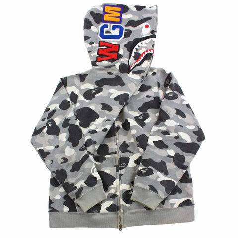 Bape Grey Camo Shark