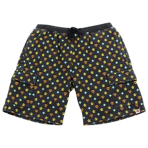 Bape Baby Milo Star Monogram Shorts