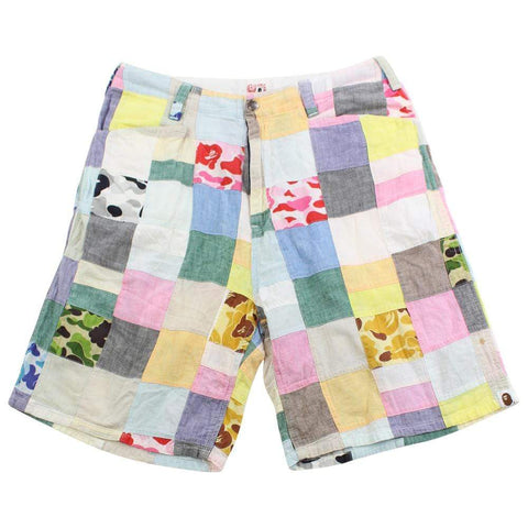 Bape Patchwork Shorts