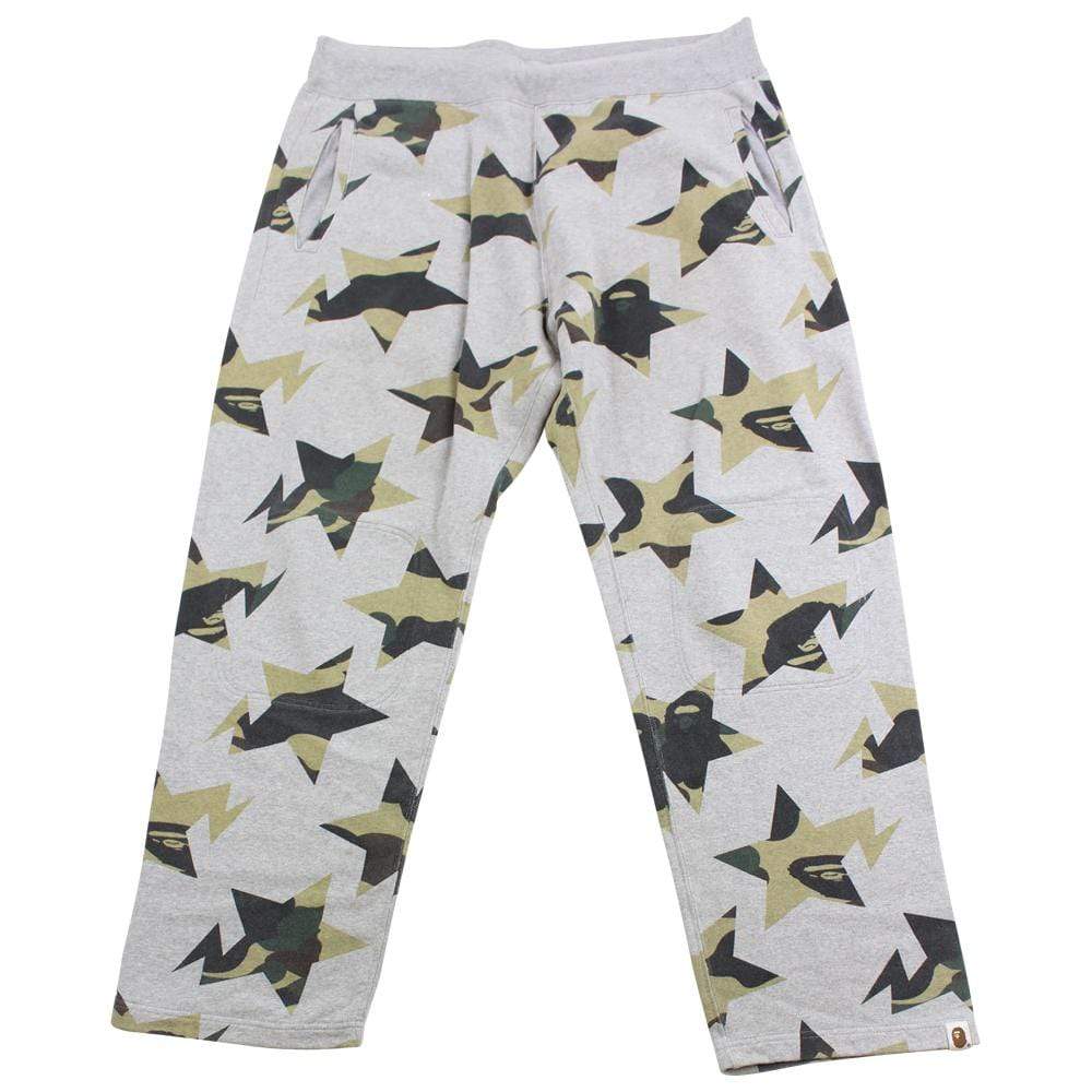 Bapesta Allover Green Camo pants Grey - SaruGeneral