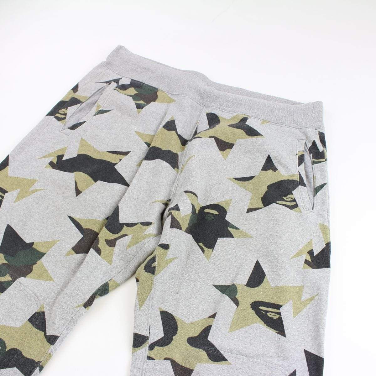 Bapesta Allover Green Camo pants Grey - SaruGeneral