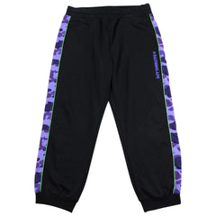 Pantalon de survêtement Bape Purple Camo Strip noir