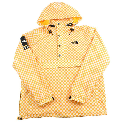 Supreme x TNF the north face checkered yellow 2012