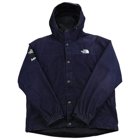 Supreme x TNF the north face corduroy Navy