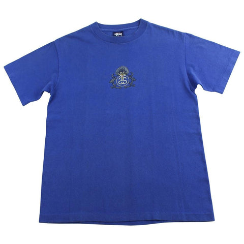 Stussy dragon tee blue 90s