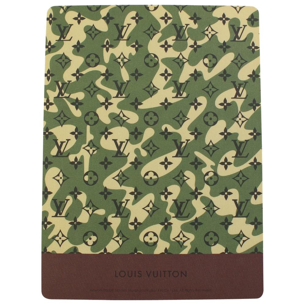 Louis Vuitton x Murakami Green Camo Monogram Mousepad - SaruGeneral