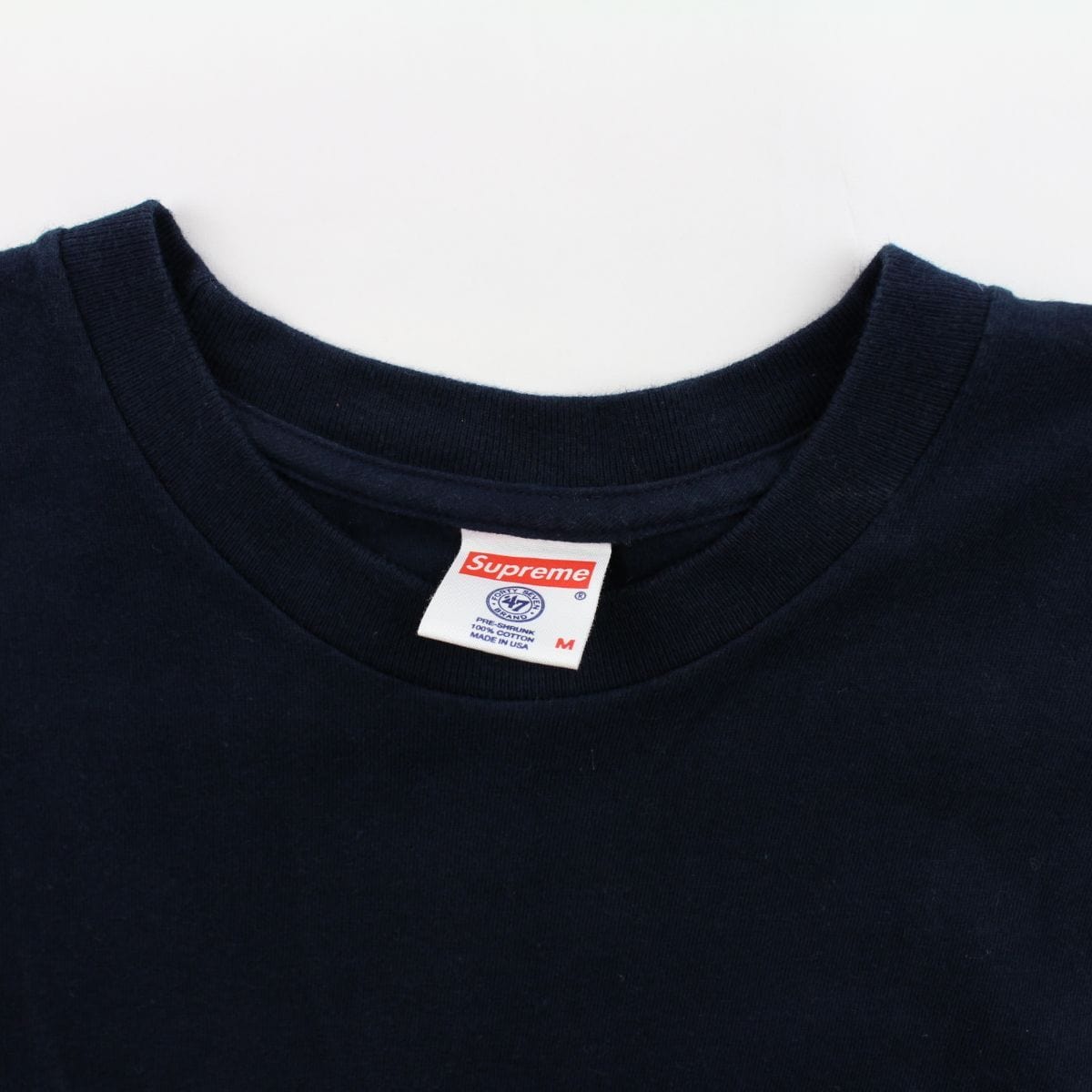 Supreme x New York Yankees Box Logo Tee Navy – SARUGENERAL