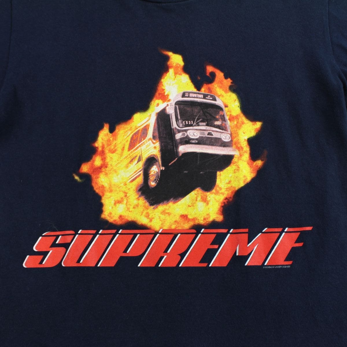 Supreme Flame Bus tee black - SaruGeneral