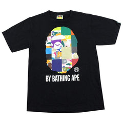 T-shirt Bape ABC Multicamo Patchwork Big Ape noir