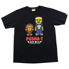 Bape Pusha T Baby Milo Tee Black