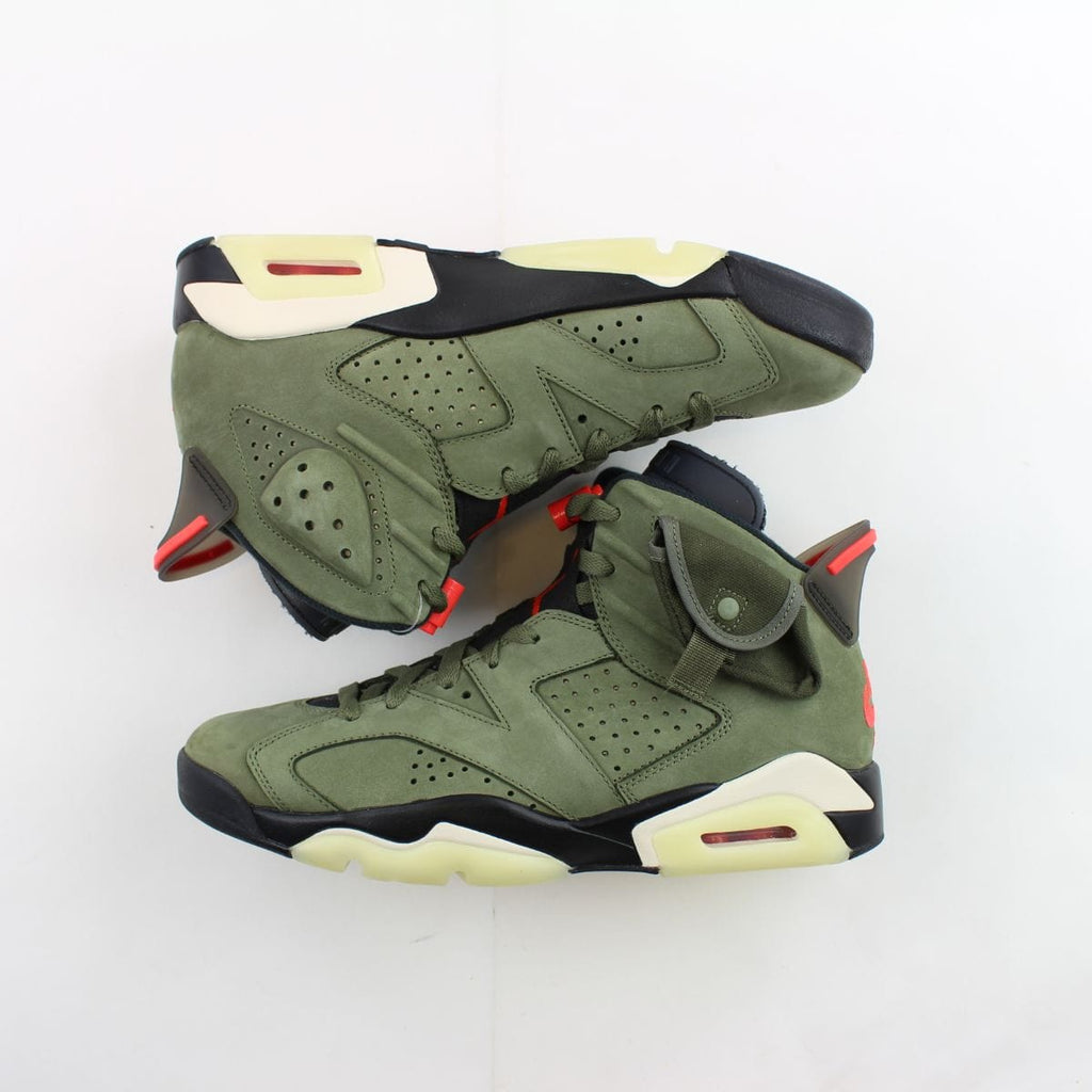 travis scott jordan 6 olive outfit