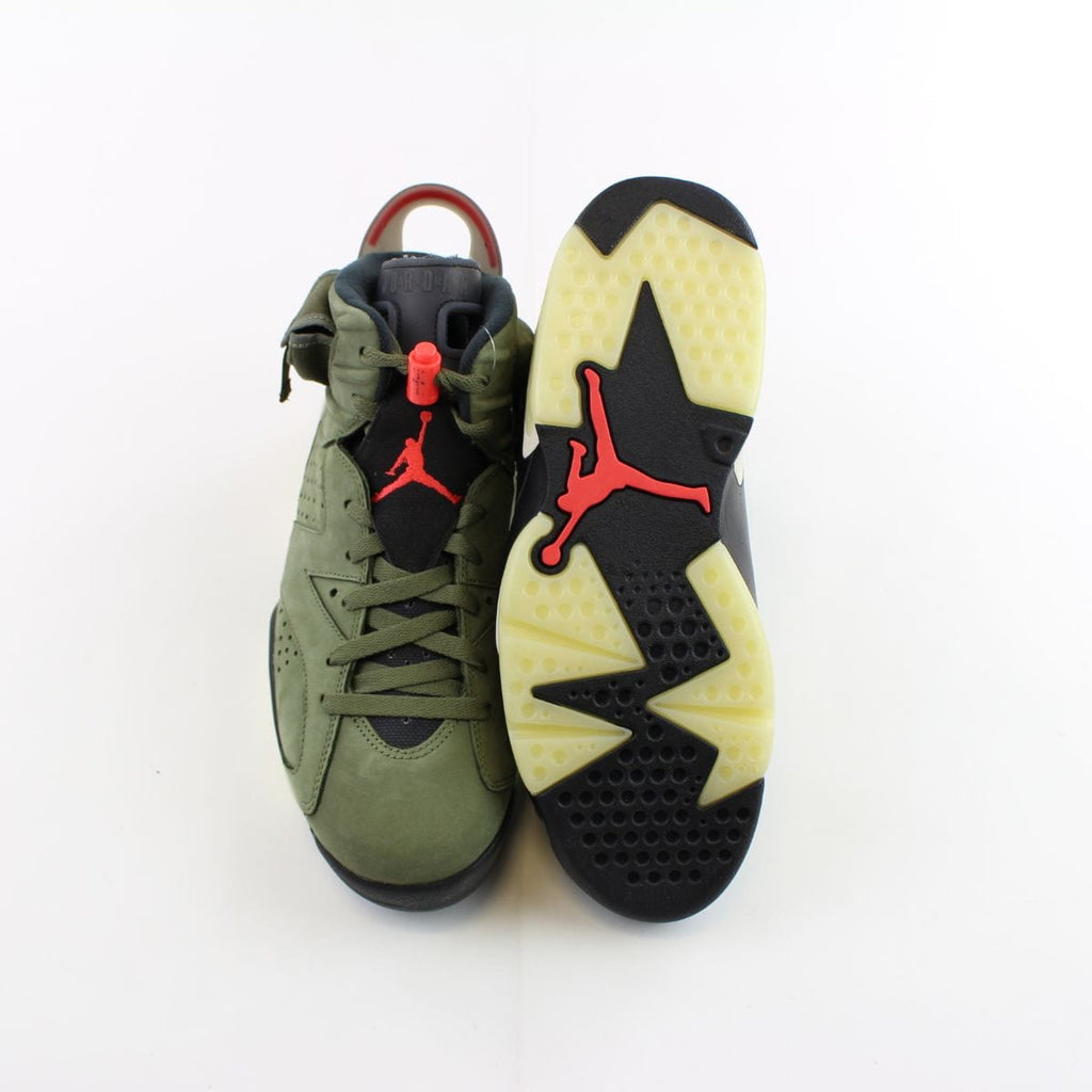 travis scott jordan 6 olive outfit