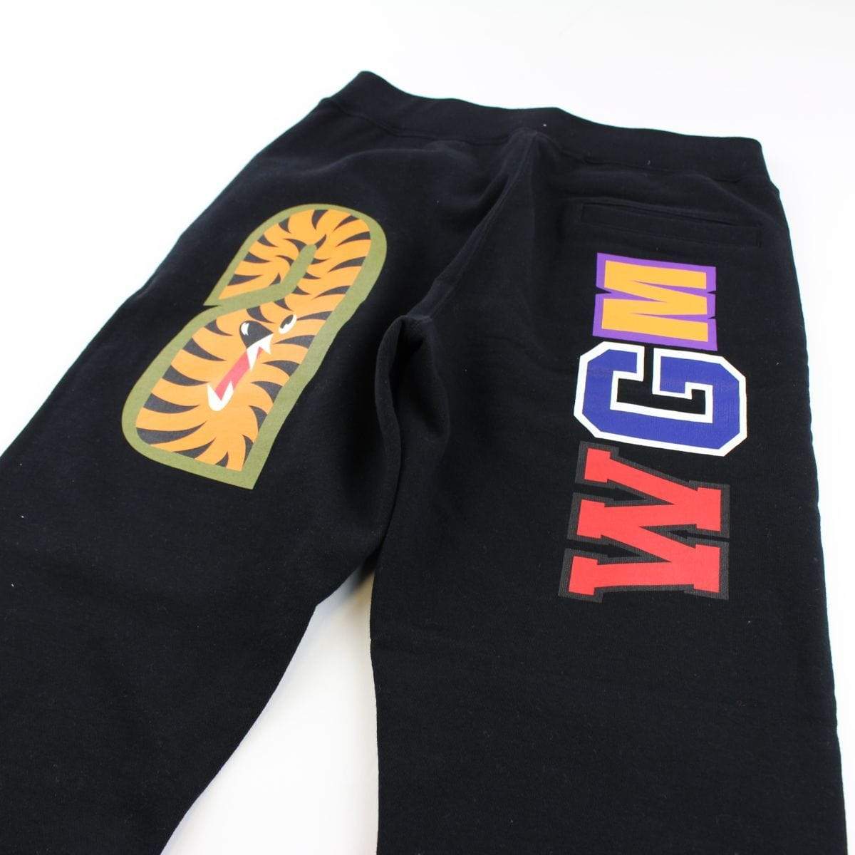 Bape Black space camo Shark Face Joggers Black - SaruGeneral