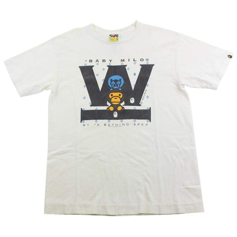 Bape Baby Milo Walrus Tee White