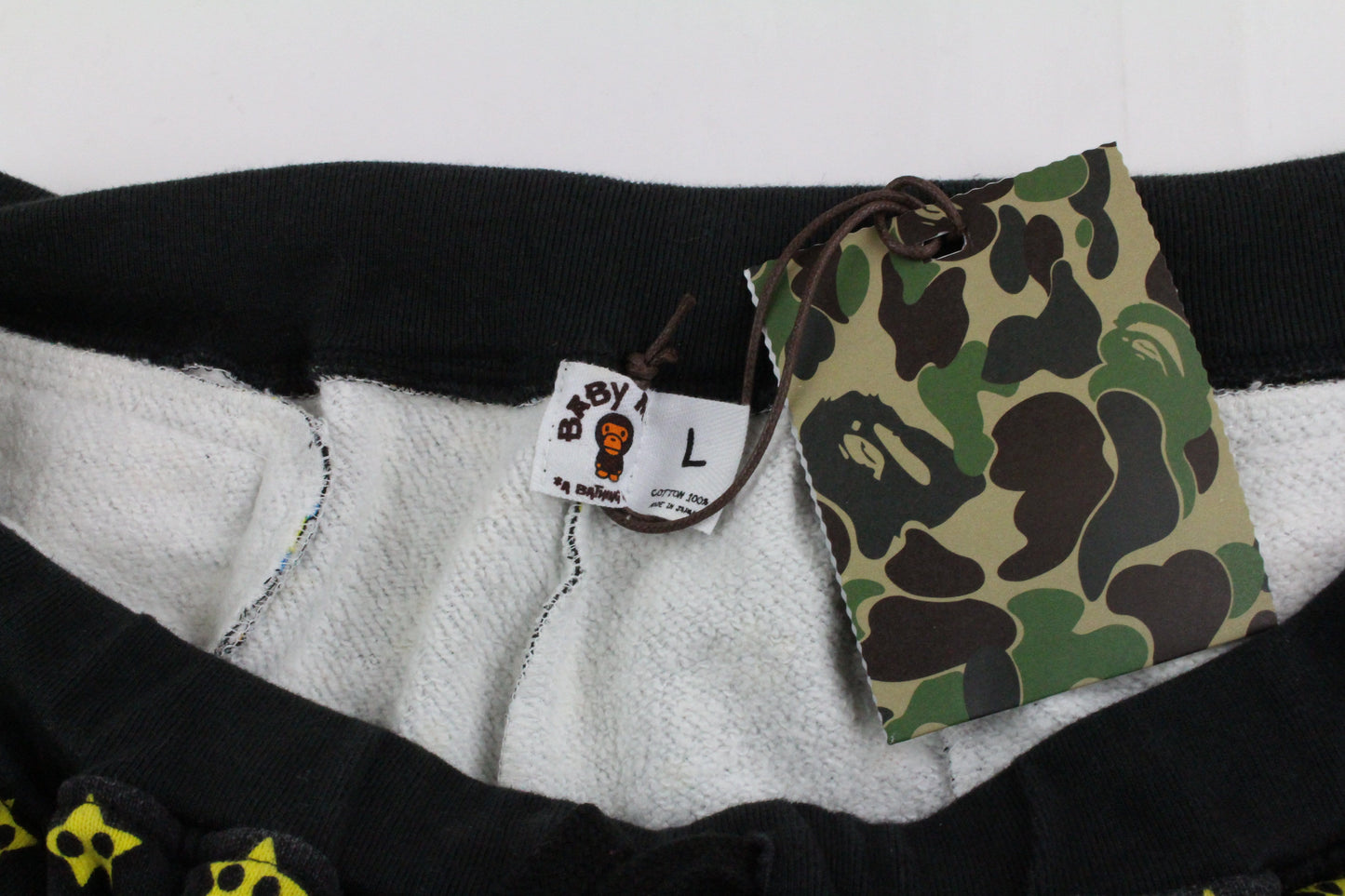 Bape Milo Star Monogram Shorts Black - SaruGeneral