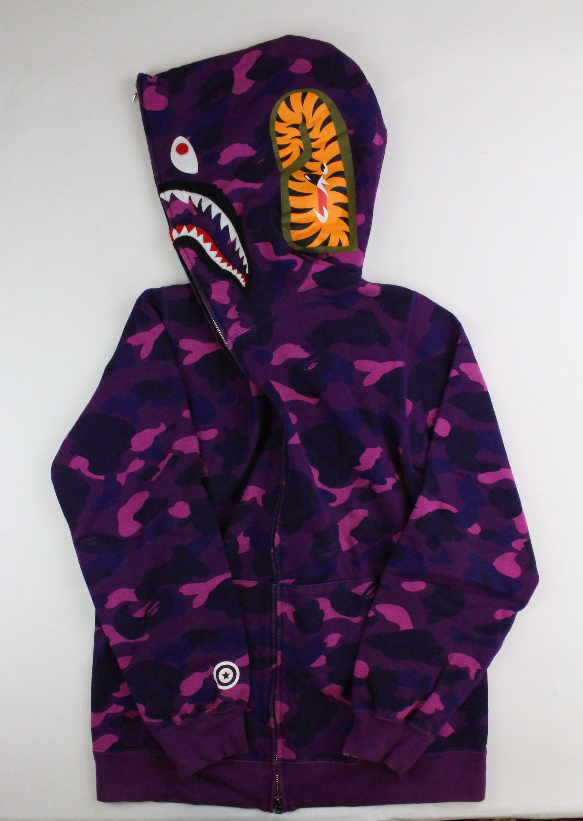 Bape Purple Camo pullover Shark - SaruGeneral